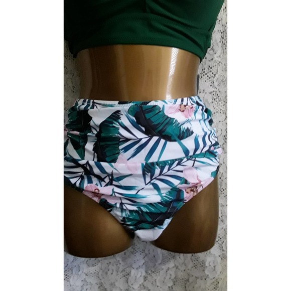 NWT Tempt Me Sz M Tropical Bikini, Retro Style Swimsuit - Picture 5 of 9